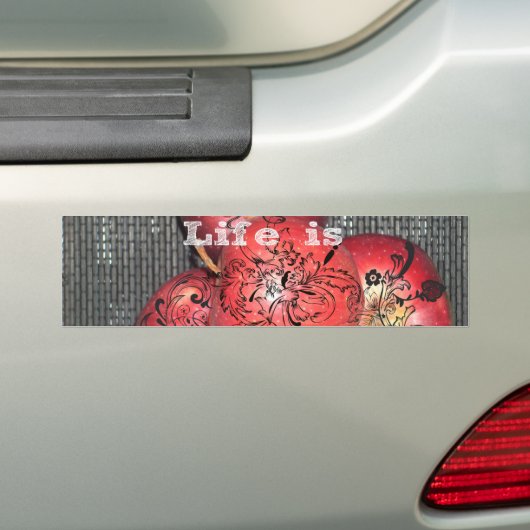 Product aanpassen bumpersticker (Op auto)