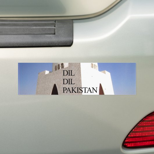 Product aanpassen bumpersticker (Op auto)