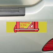 Product aanpassen bumpersticker (Op auto)