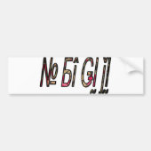 Product aanpassen bumpersticker (Voorkant)