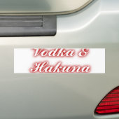 Product aanpassen bumpersticker (Op auto)