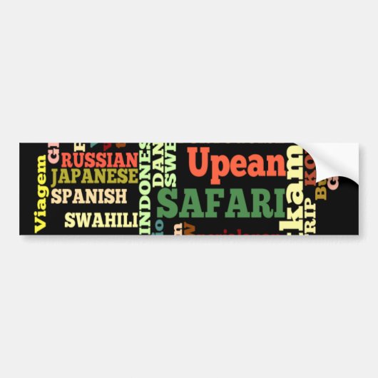 Product aanpassen bumpersticker (Voorkant)