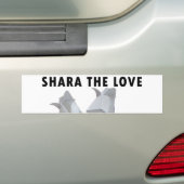Product aanpassen bumpersticker (Op auto)