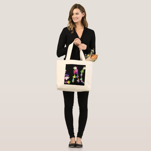 Product aanpassen grote tote bag (Voorkant (model))