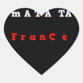 Product aanpassen hart sticker (Voorkant)