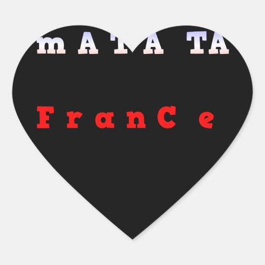 Product aanpassen hart sticker (Voorkant)