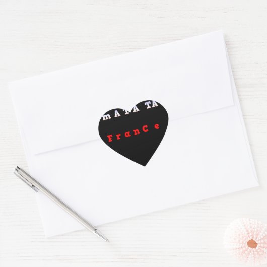 Product aanpassen hart sticker (Envelop)