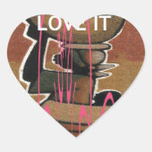 Product aanpassen hart sticker (Voorkant)