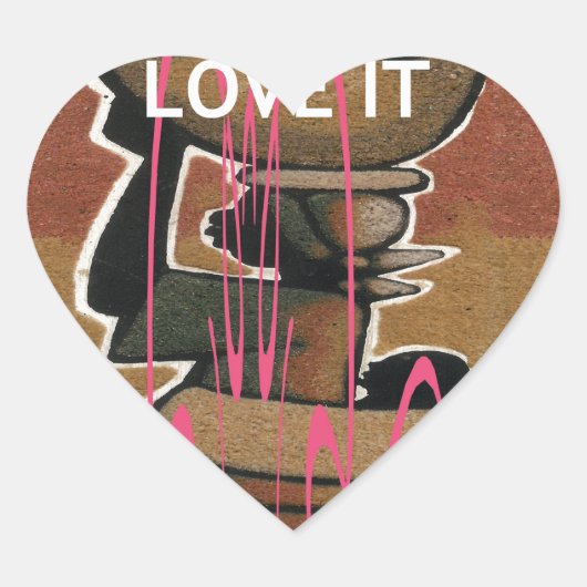 Product aanpassen hart sticker (Voorkant)