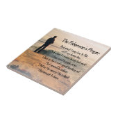 Product aanpassen Het Fishermans-gebed Tegeltje (Zijkant)
