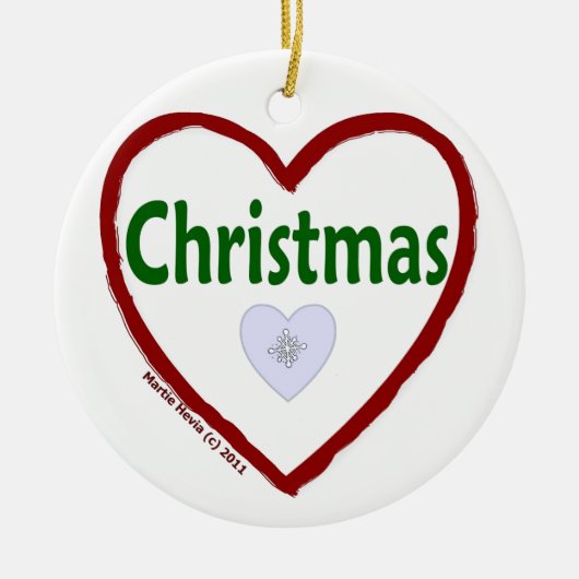 Product aanpassen keramisch ornament (Voorkant)