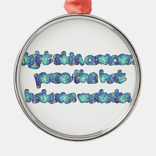 Product aanpassen metalen ornament (Voorkant)