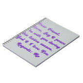 Product aanpassen notitieboek (Linkerzijde)