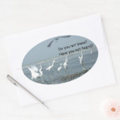 Product aanpassen ovale sticker (Envelop)