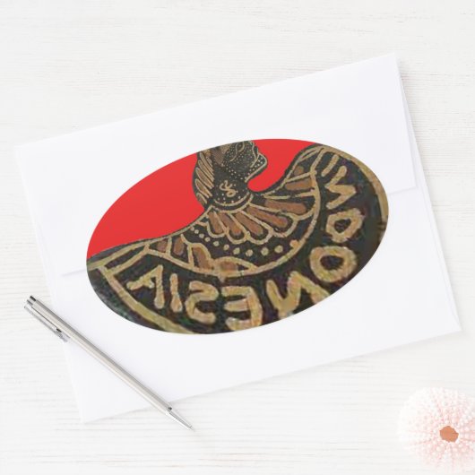 Product aanpassen ovale sticker (Envelop)