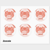 Product aanpassen ronde sticker (Vel)