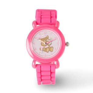 Product aanpassen Teddy Meisje Pasen Horloge