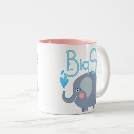 Product aanpassen tweekleurige koffiemok (Voorkant rechts)