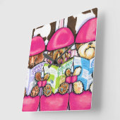 Product aanpassen vierkante klok (Hoek)