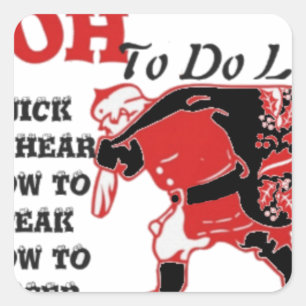 Product aanpassen vierkante sticker