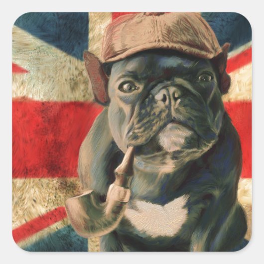 Product aanpassen vierkante sticker (Voorkant)