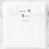 Product aanpassen vierkante sticker (Tas)