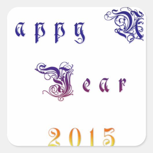 Product aanpassen vierkante sticker (Voorkant)