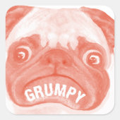 Product aanpassen vierkante sticker (Voorkant)