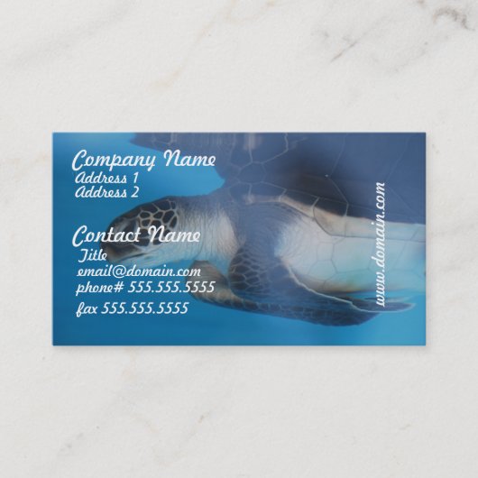 Product aanpassen visitekaartje (Voorkant)