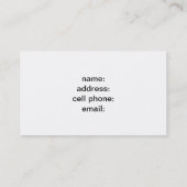 Product aanpassen visitekaartje (Achterkant)