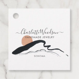 Product abstracte Boho Jewelry Designer Bedankjes Labels