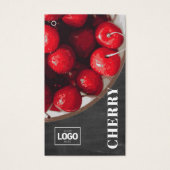 Product Brandy Cherry Logo Hang Labels Visitekaartje (Voorkant)