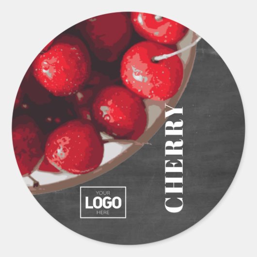 Product Brandy Cherry Logo Stickers (Voorkant)