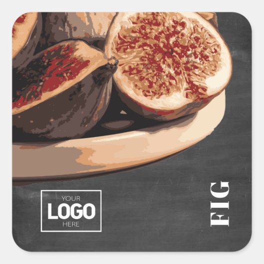 Product Brandy Fig Logo Stickers (Voorkant)