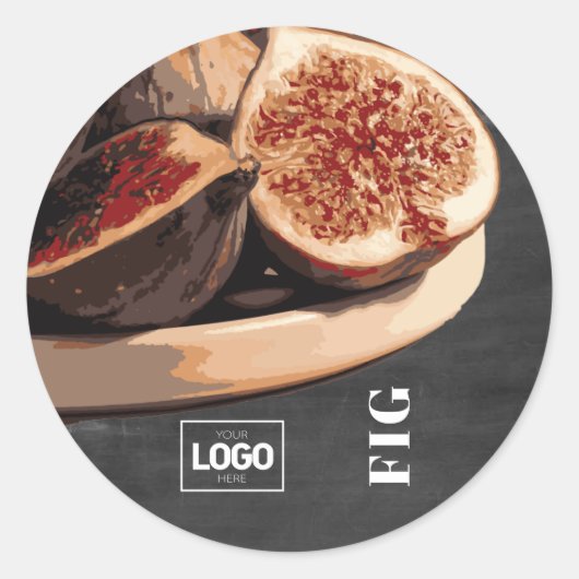 Product Brandy Fig Logo Stickers (Voorkant)