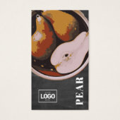 Product Brandy Pear Logo Hang Labels Visitekaartje (Voorkant)