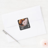 Product Brandy Pear-Logo Vierkante Sticker (Envelop)
