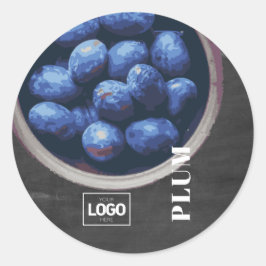 Product Brandy Plum Logo Stickers