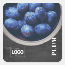 Product Brandy Plum Logo Stickers