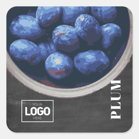 Product Brandy Plum Logo Stickers (Voorkant)