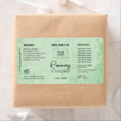  Product Customizable GreenRustic Label (Insitu)
