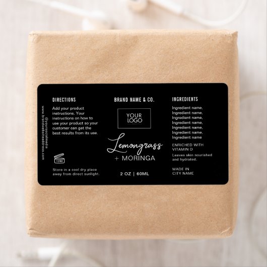  Product Customizable white & Black Label (Insitu)