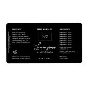  Product Customizable white & Black Label (Voorkant)