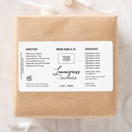  Product Customizable white & Black Label (Insitu)