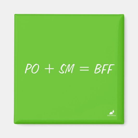 Product Eigenaar en Scrum Master Magnet (Voorkant)