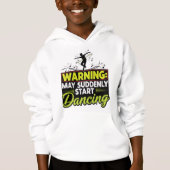 Product-Focused: Funny Dancer Warning Sign Graphic (Voorkant)