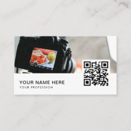 product fotograaf QR Code Visitekaartje