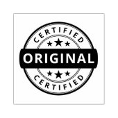 PRODUCT GECERTIFICEERD ORIGINEEL RUBBERZEGEL RUBBERSTEMPEL (Afrduk)