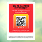 Product Genius - Raamklemmen - Keene Red Raamsticker (Vel 3)