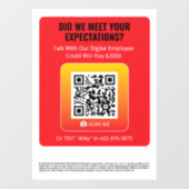 Product Genius - Raamklemmen - Keene Red Raamsticker (Vel)